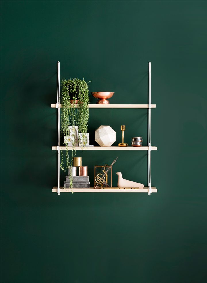 dark green wall 2015 trend