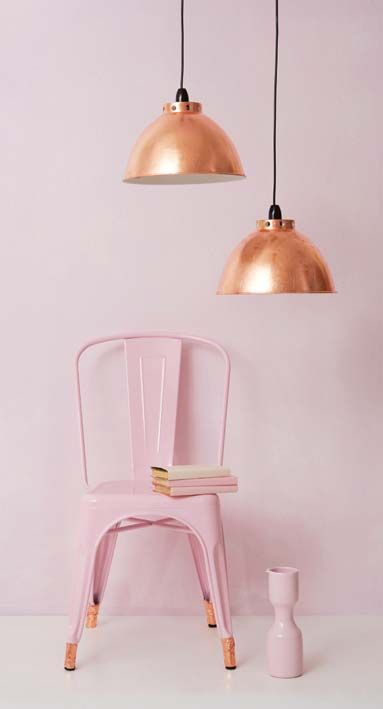 Tolix stol i rosa