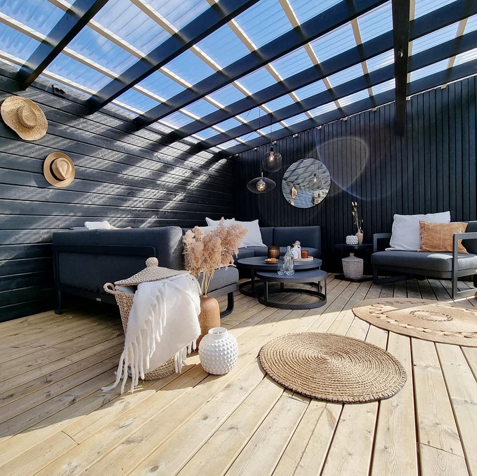 pergola hage og terrasse inspirasjon