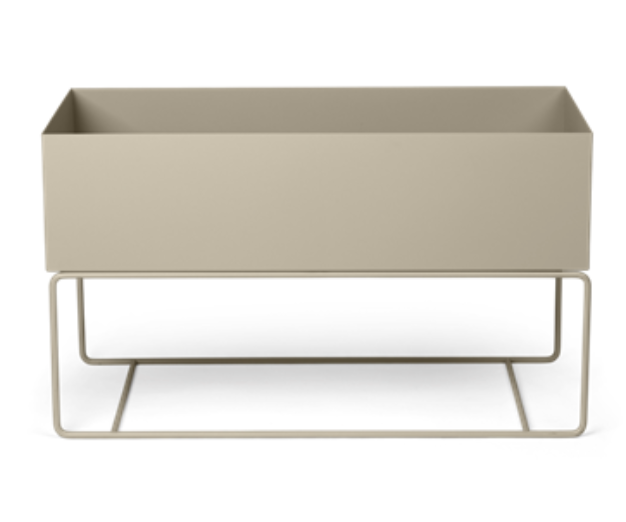 beige plantekasse