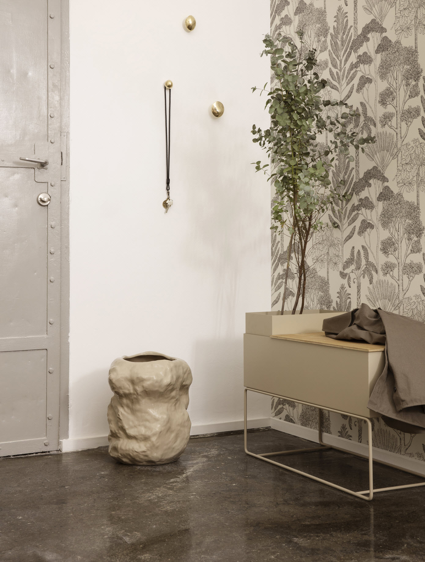 plantekasse beige inspirasjon