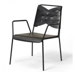 Torso lounge stol sort, Design Stockholm House